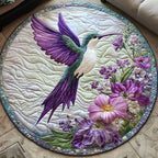 Blossom Hover Round Mat Rug - washable non-slip printed rug