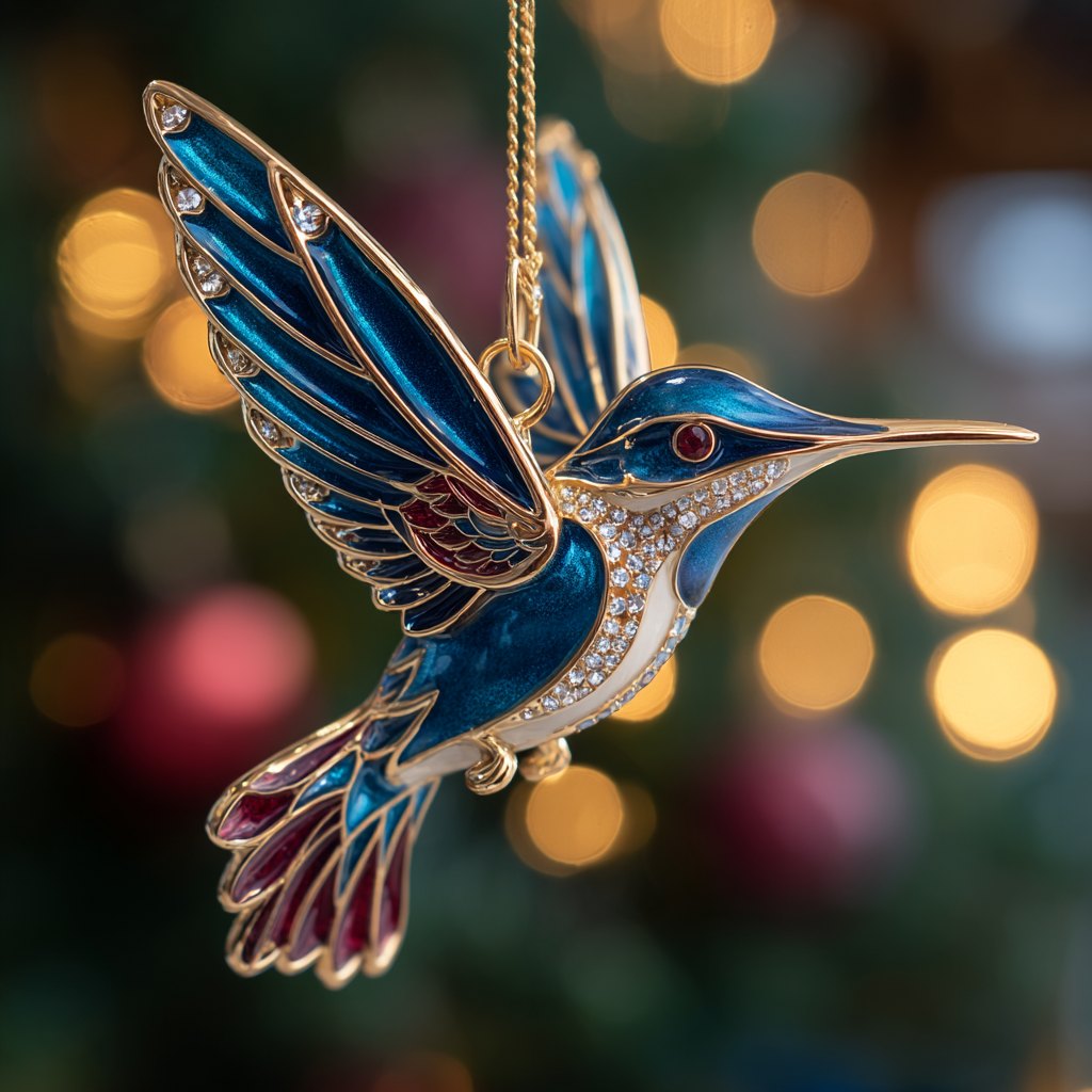 Blue Spark Christmas Ornament