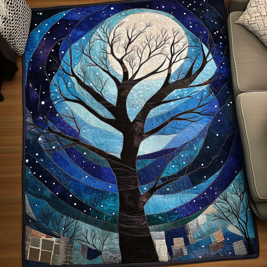 Blue Reverie area rug in a living room