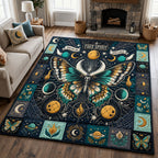 Boho Dream On Dreamer area rug in a living room