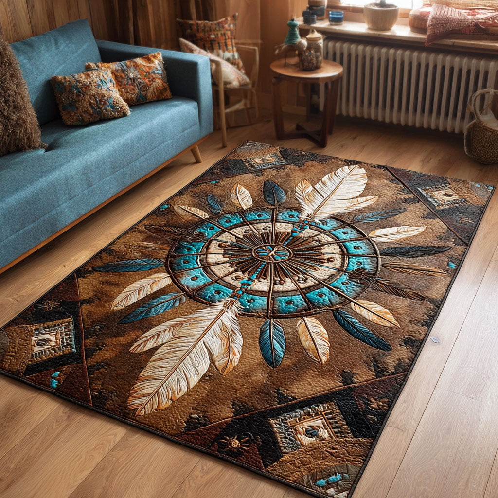 Boho Spirit area rug in a living room