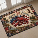 Boiling for Freedom Crawfish Doormat - Nature Design | Printed Welcome Doormat