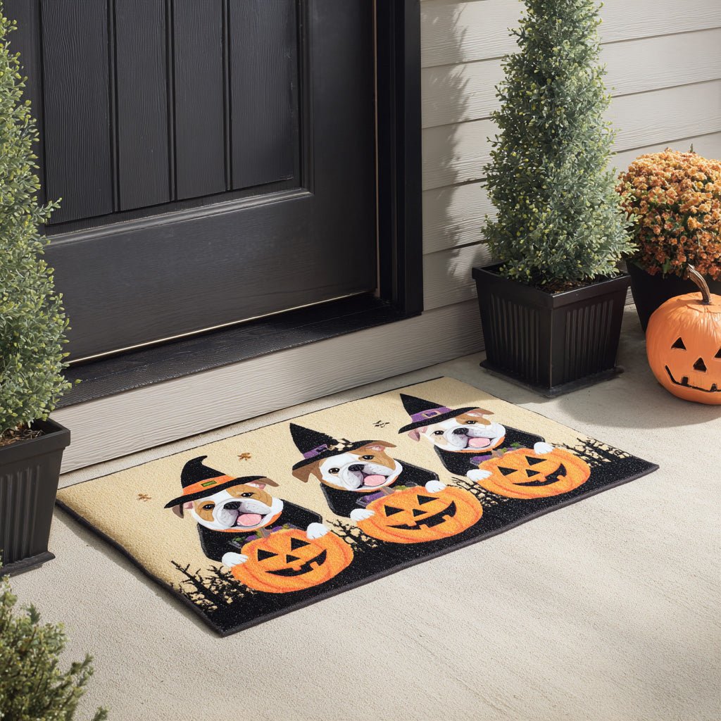 Boo Bulldog Doormat - Cute Animal Design | Printed Welcome Doormat