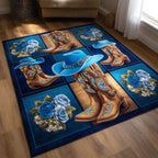 Boot Legacy area rug in a living room