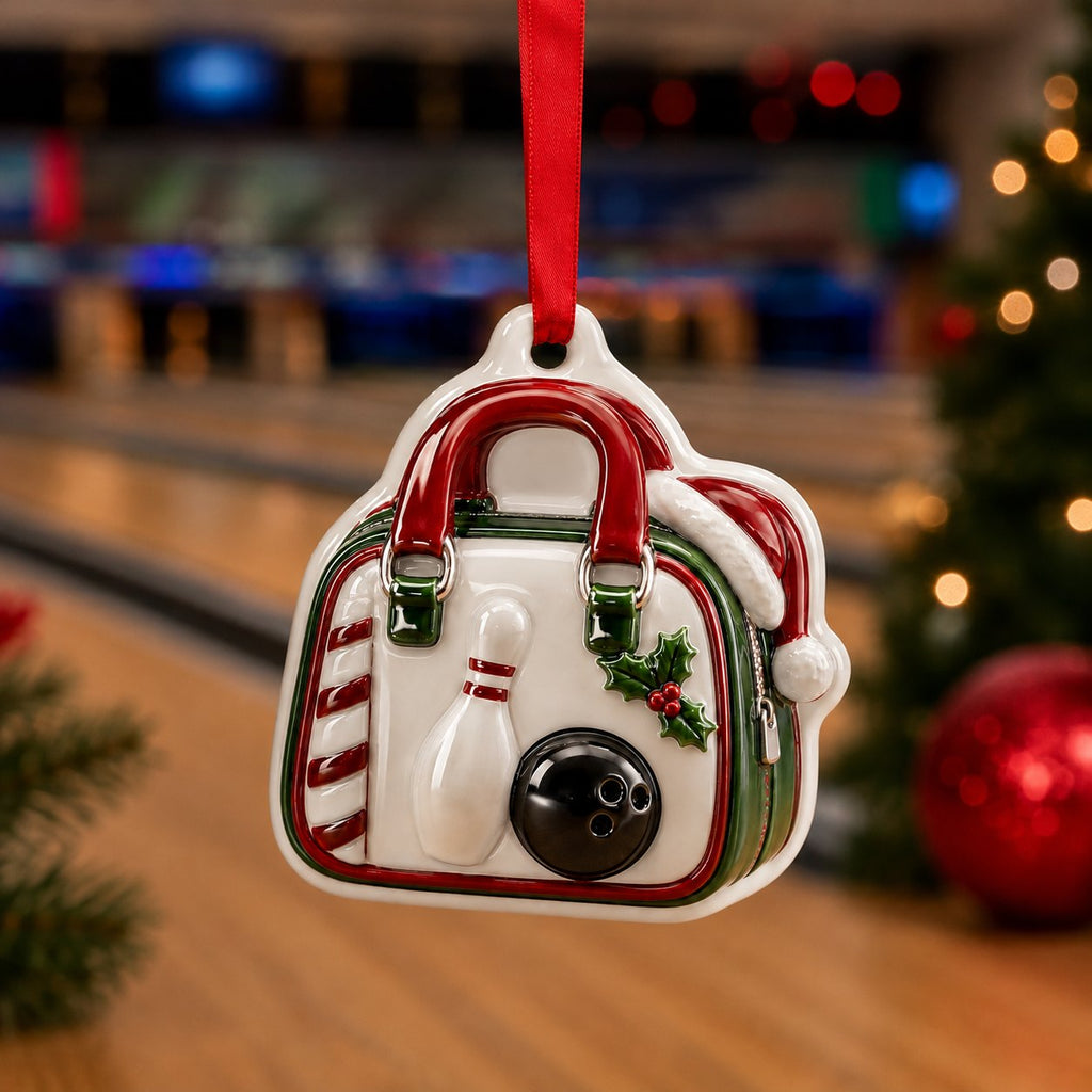 Bowling Christmas Ornament