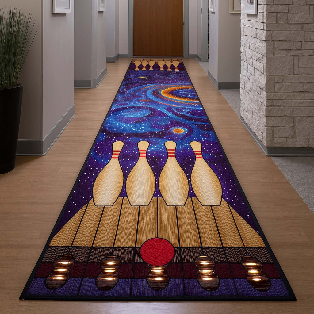 Bowling Time Runner Rug - Cute Pet Design | Animal Printed Runner Rug