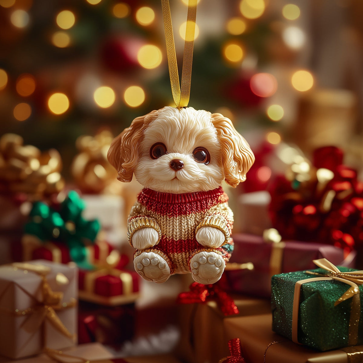 Brave Puppy of Mine Christmas Ornament