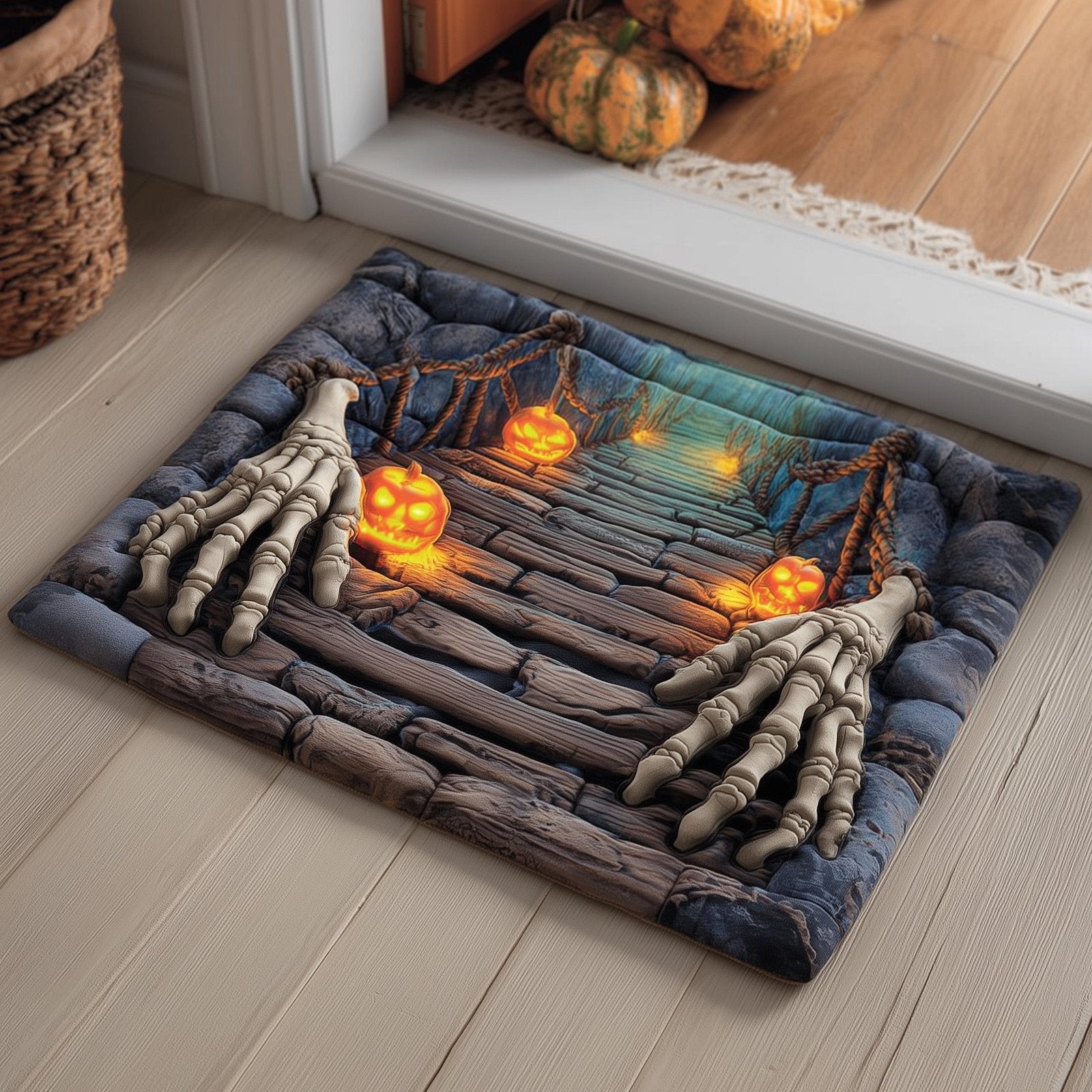 Bridge of Terror Doormat - Seasonal Holiday Design | Printed Welcome Doormat