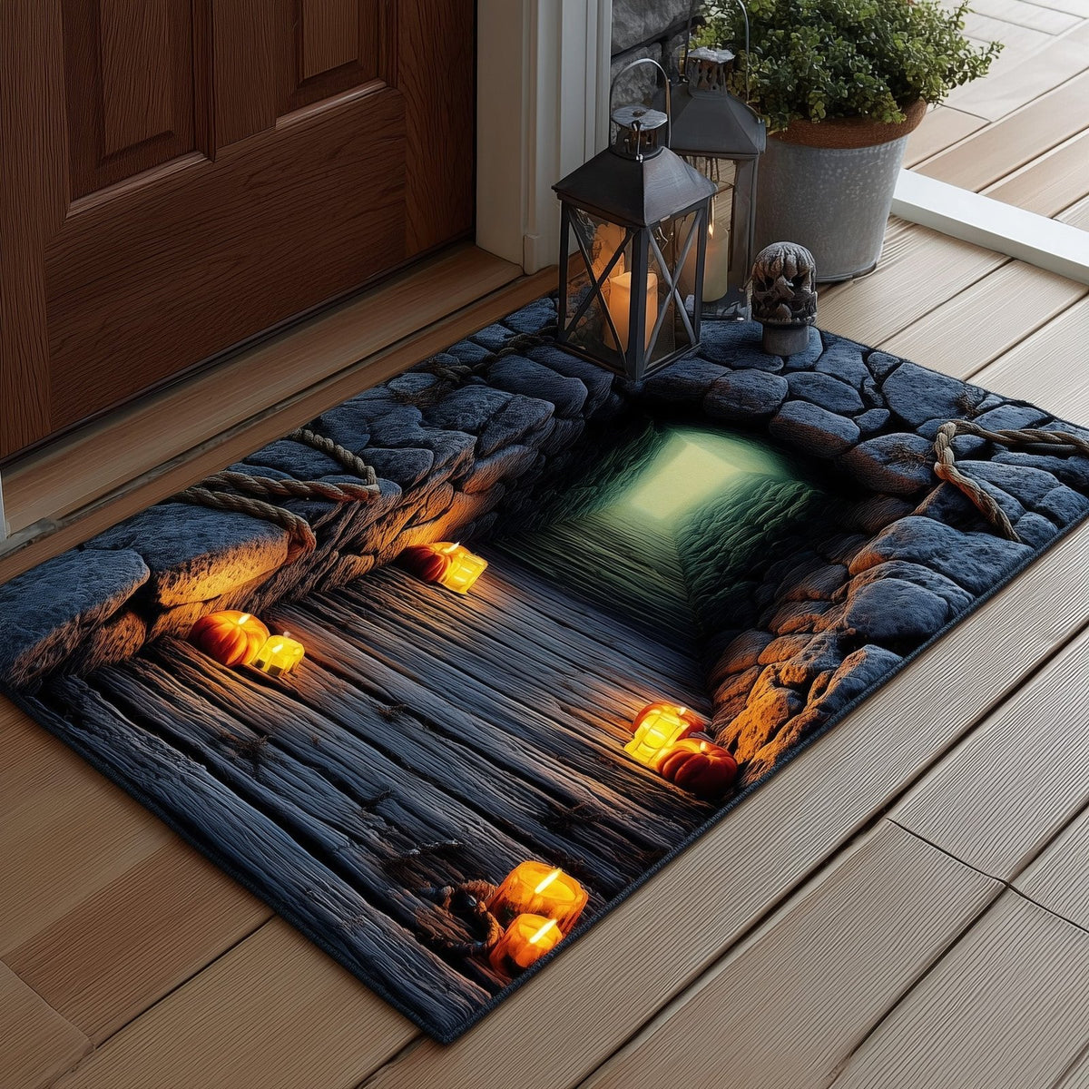 Bridge of Terror Doormat - Seasonal Holiday Design | Printed Welcome Doormat