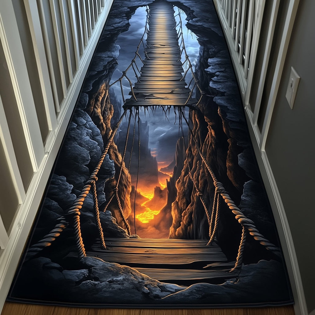 Bridge of Terror Runner Rug - Nature Design | Serene Runner Rug