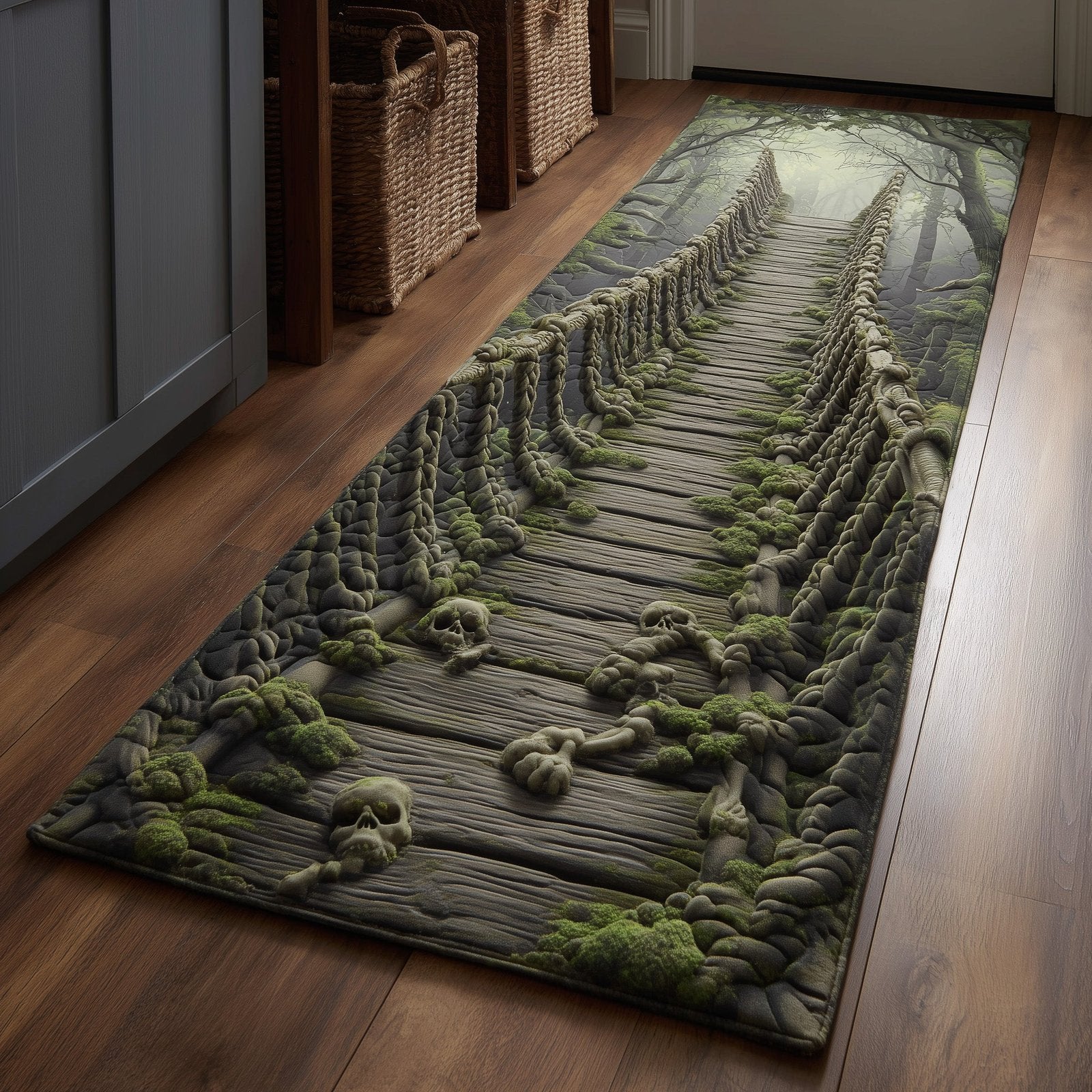 Bridge of Terror Runner Rug - Nature Design | Serene Runner Rug