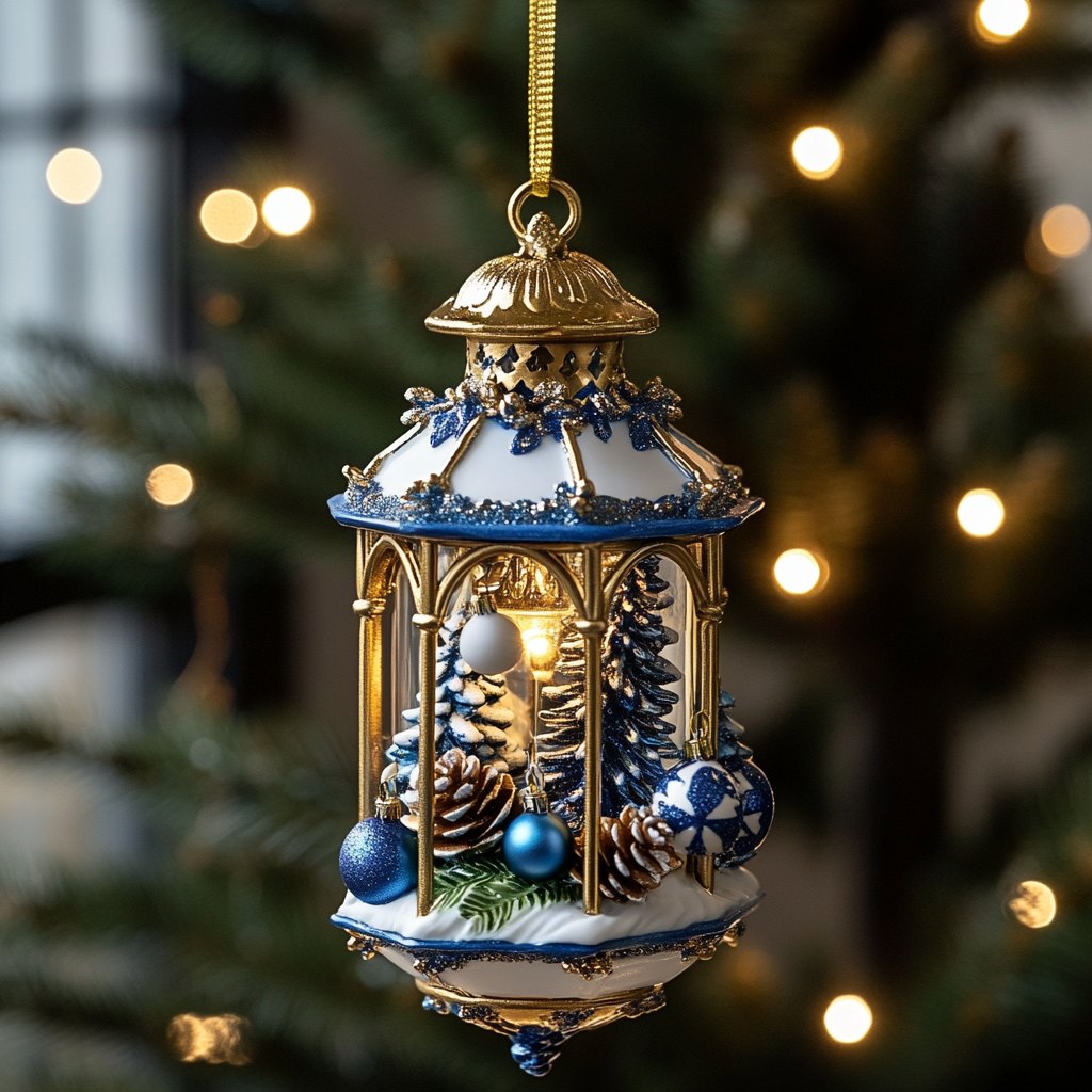 Bright Lantern Christmas Ornament