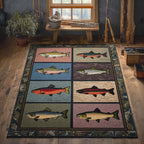 Brookside Jewel area rug in a living room
