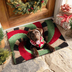Brown Vortex Pup Doormat - Nature Design | Printed Welcome Doormat
