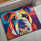 Bulldog Charm Doormat - Cute Animal Design | Printed Welcome Doormat