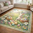 Bunny Meadow area rug in a living room