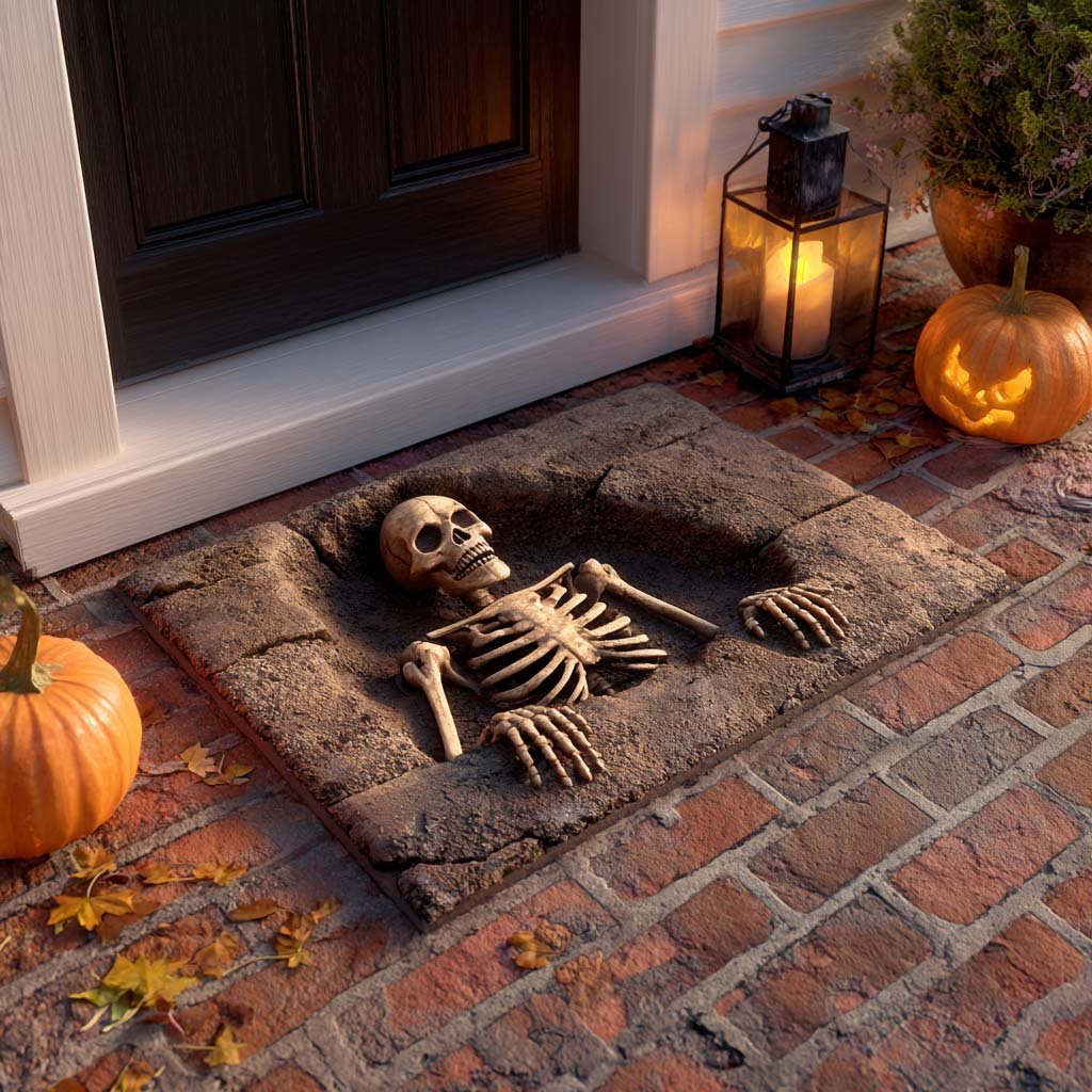 Buried Bones Doormat - Nature Design | Printed Welcome Doormat