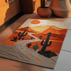 Cactus Charm Doormat - Nature Design | Printed Welcome Doormat