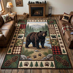 Call of the Wild area rug in a living room