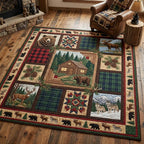 Call of the Wild area rug in a living room
