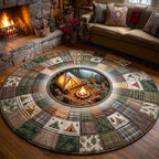 Camper Life Round Mat Rug - Nature Design | Serene Home Decor