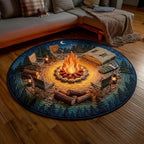Camper Life Round Mat Rug - Nature Design | Serene Home Decor