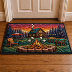 Campfire Marshmallow Doormat - Nature Design | Printed Welcome Doormat