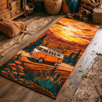 Canyon Drift Runner Carpet Runner Rug - Cute Pet Design | Animal Printed Runner Rug