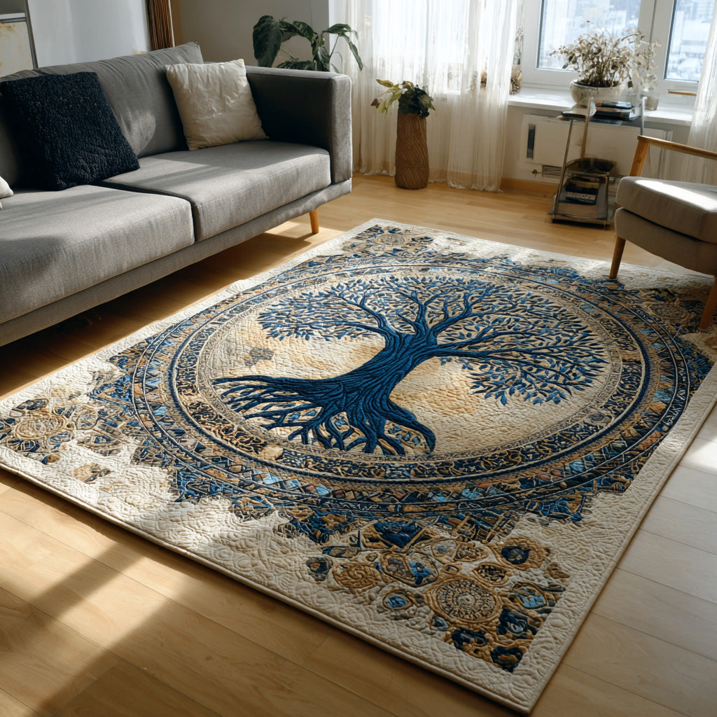 Canyon Seasons area rug in a living room