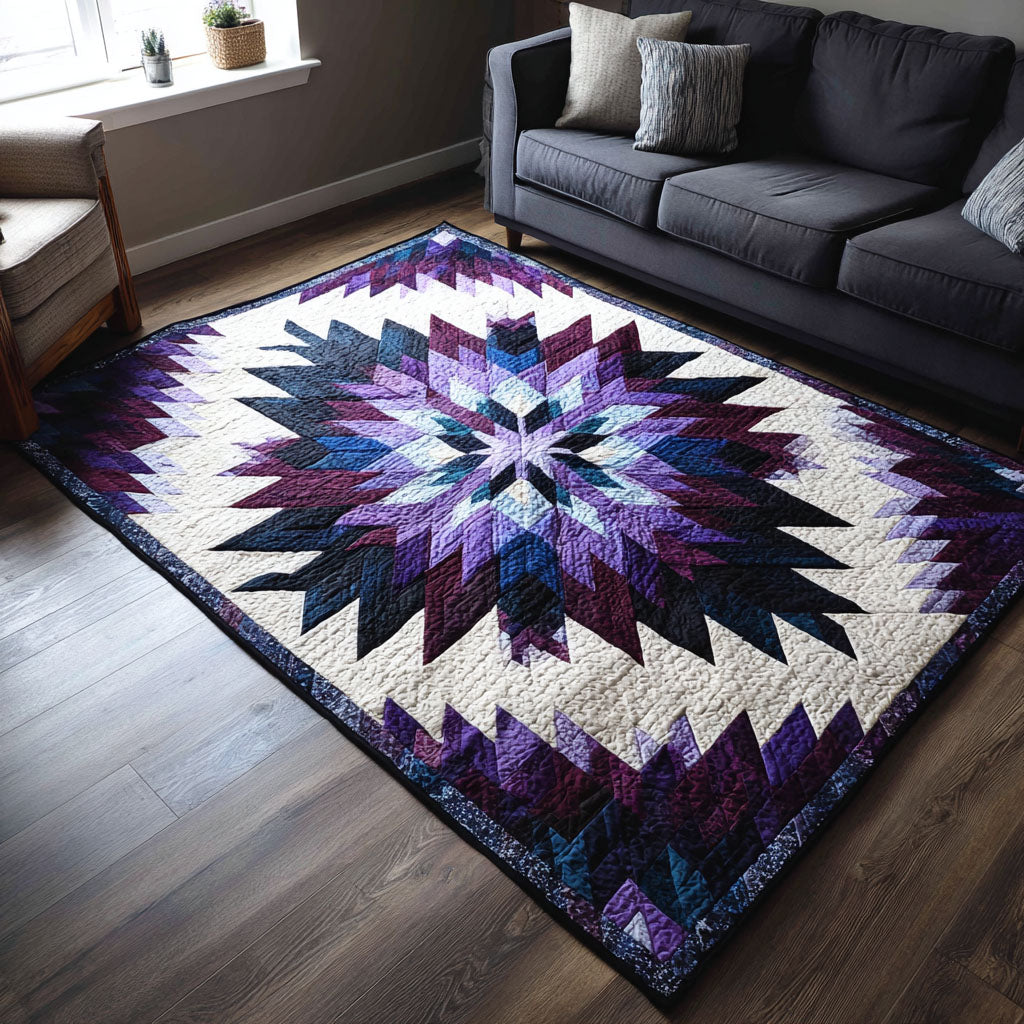 Canyon Star area rug in a living room