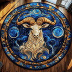 Capricorn Round Mat Rug - Nature Design | Serene Home Decor