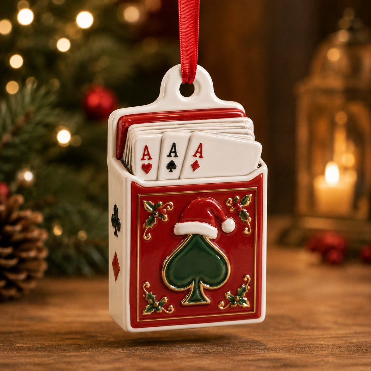 Card Deck Christmas Ornament