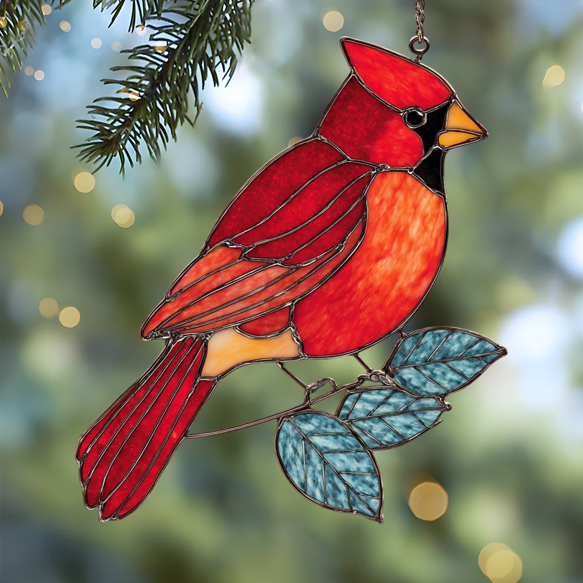 Cardinal Wishes Christmas Ornament