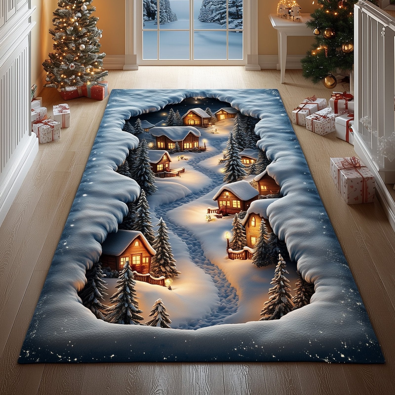Cardinal Forest Runner Rug - Nature Design | Serene Runner Rug