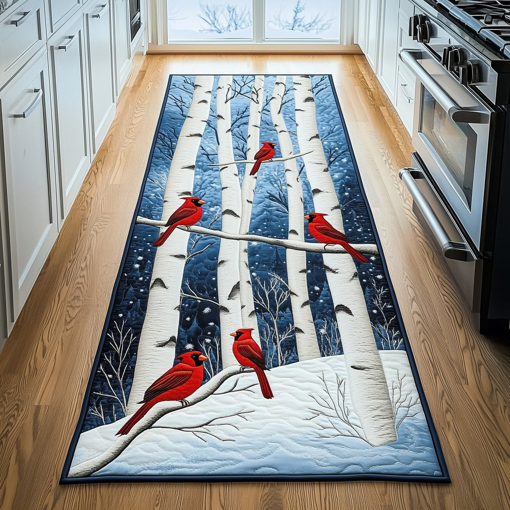 Cardinal Forest Runner Rug - Nature Design | Serene Runner Rug
