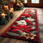 Cardinal Silent Snow Runner Carpet Runner Rug - Cute Pet Design | Animal Printed Runner Rug