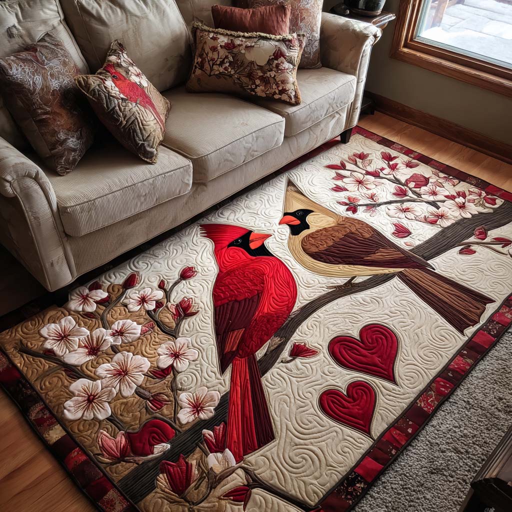 Cardinal Spirit area rug in a living room