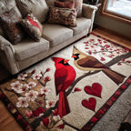 Cardinal Spirit area rug in a living room