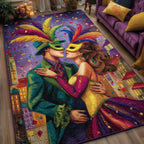 Carnival Spirit area rug in a living room
