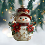 Carrot Nose Joy Christmas Ornament