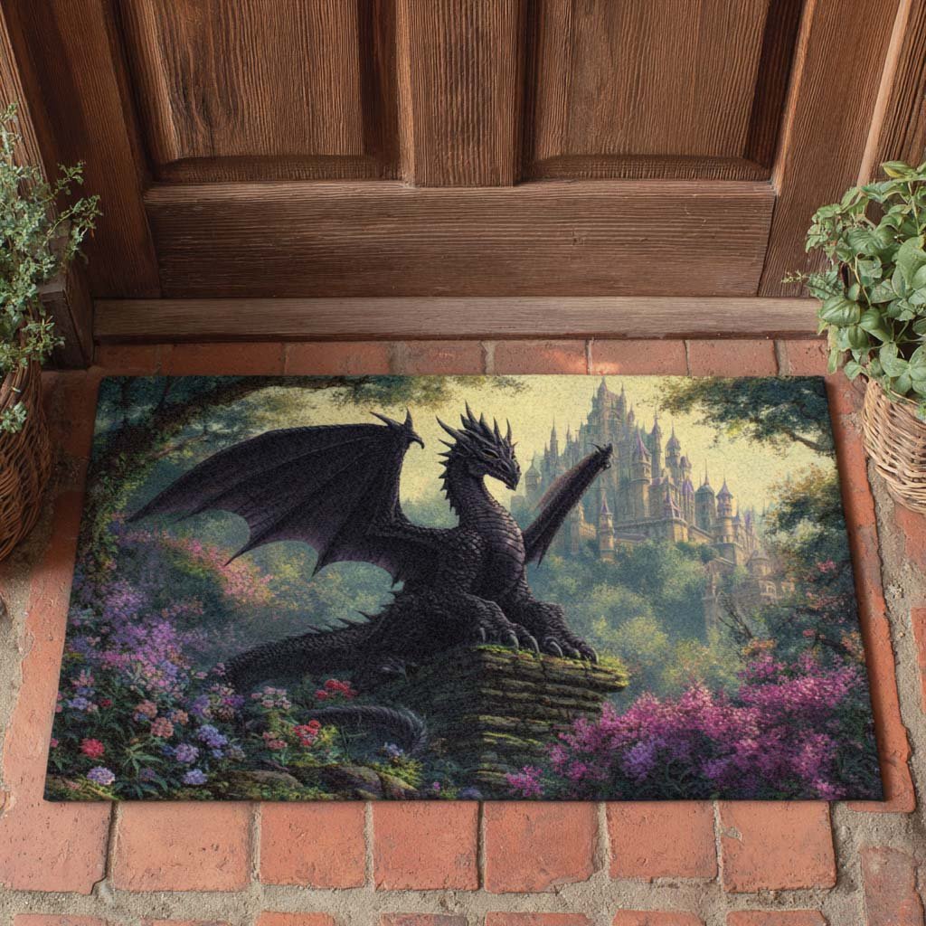 Castle Sentinel Doormat - Nature Design | Printed Welcome Doormat