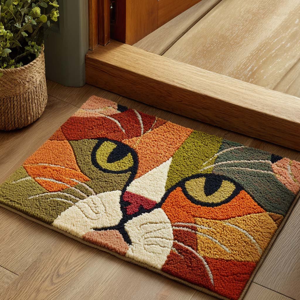 Cat Doormat - Cute Animal Design | Printed Welcome Doormat