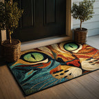 Cat Vision Doormat - Cute Animal Design | Printed Welcome Doormat
