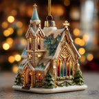 Cathedral Bell Tower Christmas Ornament
