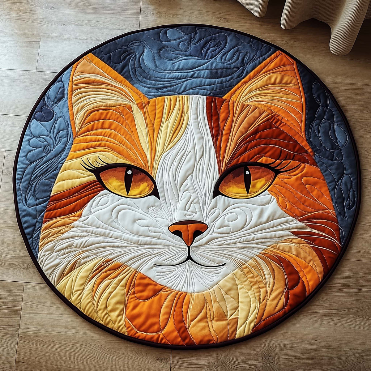 Catitude Round Mat Rug