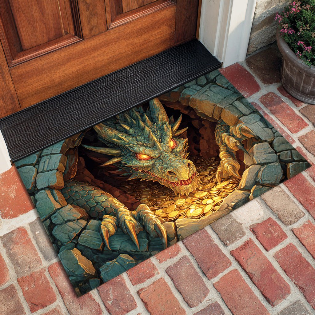 Cavern Flame Lord Doormat - Faith Inspired Design | Printed Welcome Doormat