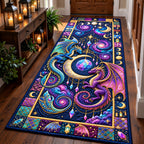 Celestial Dragon Runner Rug - Cute Animal Design | Charming Runner Rug - washable non-slip printed rug