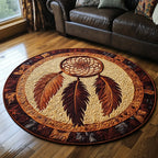 Celestial Dreams (Design 2) Round Mat Rug - washable non-slip printed rug
