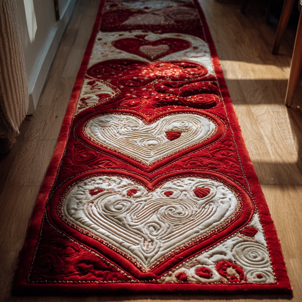 Celestial Heart Path Runner Carpet Runner Rug - Cute Pet Design | Animal Printed Runner Rug