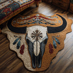 Celestial Spirit Custom Shape Area Rug - Nature Design | Die-Cut Non-Slip Rug - washable non-slip printed rug